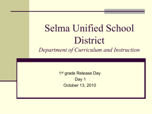 Edusoft - Selma Unified School District / Overview