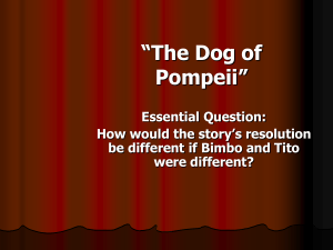 Dog of Pompeii - The O`Farrell Charter School