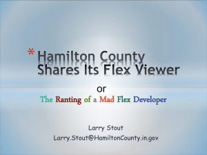 Hamilton County Shares Its Flex Viewer (The Ranting of a