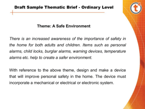 Safe Environment Project Theme [1]