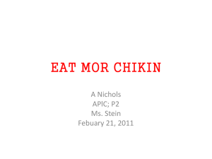 EAT MOR CHIKIN - Harrison County Schools