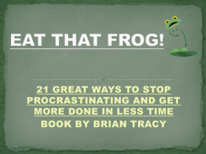 "Eat That Frog!" PowerPoint