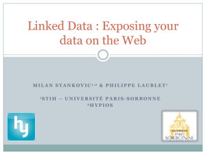 Linked Data : Exposing your data on the Web