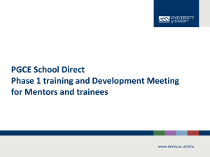 PGCE-Phase-1--Pre-course-Trainee-and--Mentor