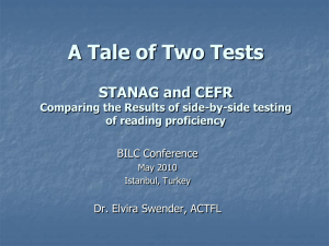 A tale of Two Tests