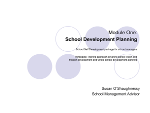 School Development Planning - Maldives Teacher Resource Website