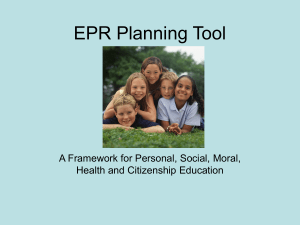 EPR Planning Tool