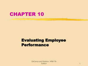 Chapter 1 - HRM in a Dynamic Environment