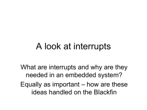 A look at interrupts