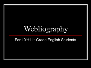 Webliography