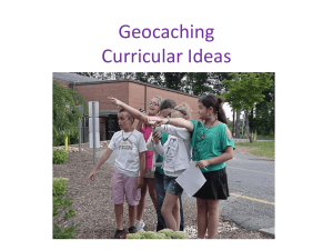 Geocaching curricular examples