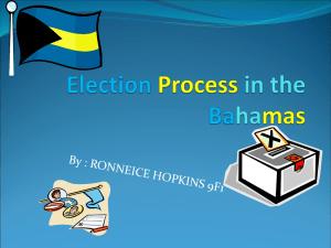 Election Process in the Bahamas