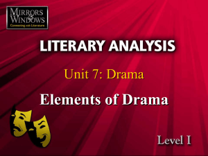 Elements of Drama: Characters