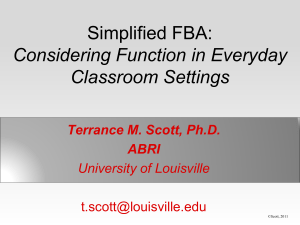FBA Webinar  - University of Louisville