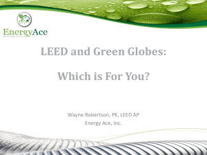LEED and Green Globes: Which is for you?