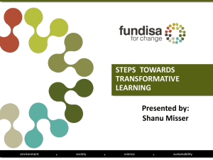 Shanu Misser - Fundisa for Change
