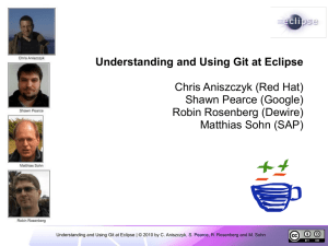 Understanding and Using Git at Eclipse