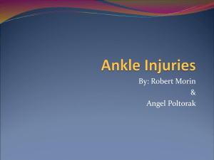4 types of ankle injuries