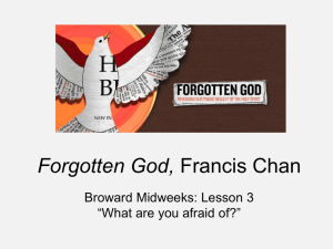 Forgotten God by Francis Chan