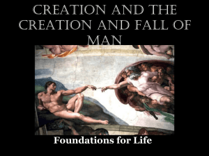 The Creation and Fall of Man