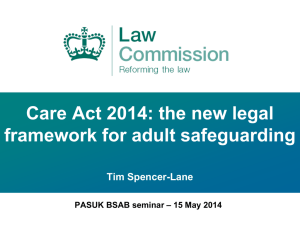 Presentation 1 – The Law Commission – Tim Spencer-Lane