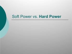 Hard v Soft Power