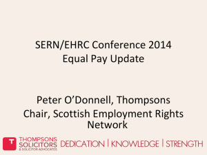 Peter O`Donnell - Equality and Human Rights Commission