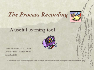 Process Recordings