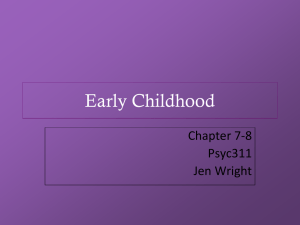 Chapter 07-08 Early Childhood