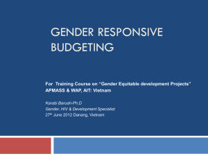 Gender Responsive Budgeting (EN)