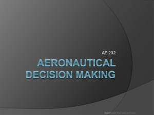 Aeronautical Decision Making