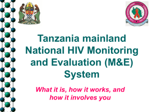 Tanzania National HIV Monitoring and Evaluation System