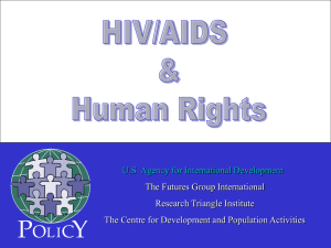 HIV/AIDS and Human Rights The Top 5 Issues