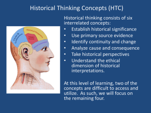 Historical Thinking Concepts (HTC)