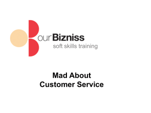 Mad About Customer Service