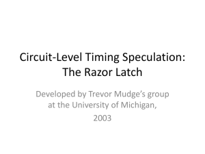 Circuit-Level Timing Speculation