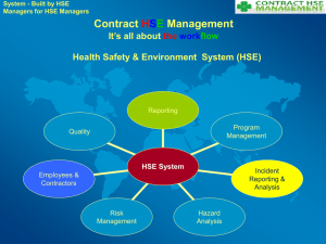 Contract HSE Management