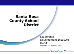Nine Principles - Santa Rosa County School District
