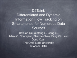 D2Taint: Differentiated and Dynamic Information Flow Tracking on