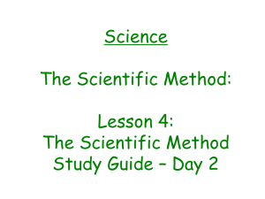 9/6: Lesson 4: Study Guide