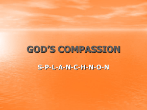 GOD`S COMPASSION - East End church of Christ