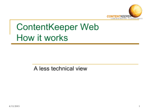 ContentKeeper Web How It Works