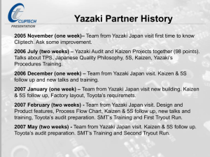 Yazaki Partner History