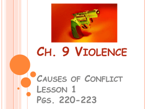results of conflict