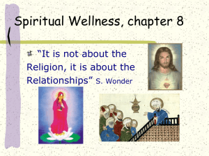 Spiritual Wellness, chapter 8