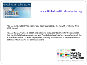 good documentation practices - Global Health Laboratories