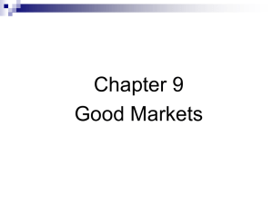 Chapter 9 Good Marke..