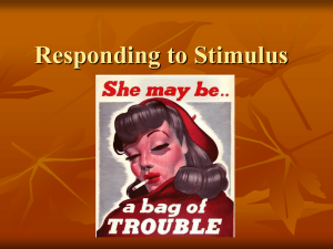 Responding to Stimulus