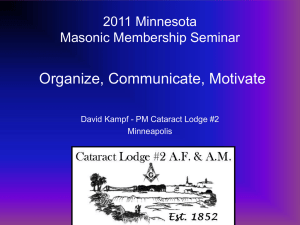 Cataract Lodge No. 2 - The Grand Lodge of Minnesota