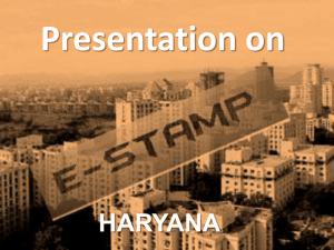 E- Stamping in Haryana
